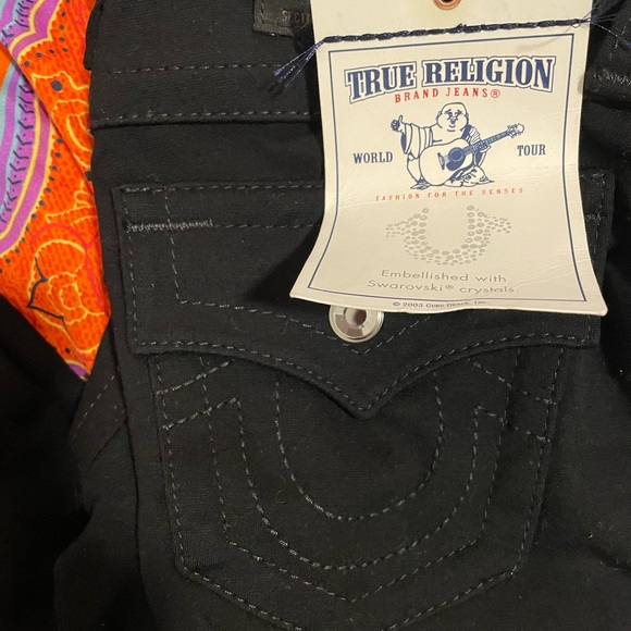 True religion black skinny jegging - Picture 7 of 9